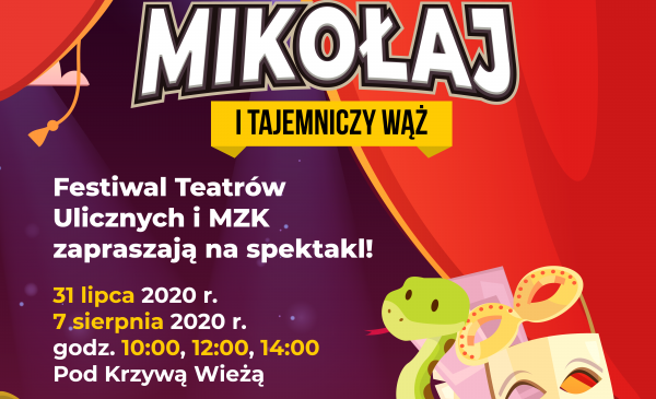 Na zdjęciu: plakat promujący spektakl MZK