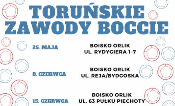Toruńskie Zawody Boccie - plakat