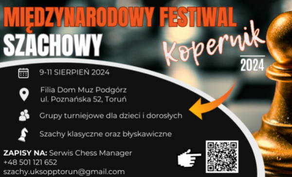 Przed nami Międzynarodowy Festiwal Szachowy