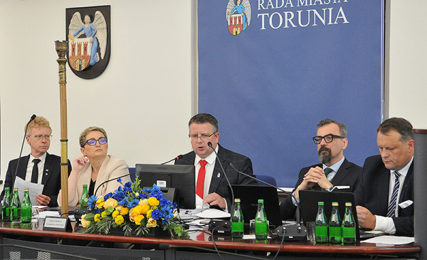 Prezydium Rady Miasta Torunia w kadencji 2024-2029_fot_Małgorzata Litwin