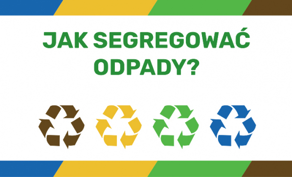 baner ze strony tytułowej poradnika segregacji odpadów