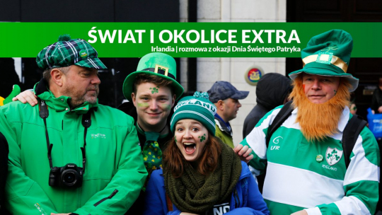 zdjęcie osób w zielonych, irlandzkich strojach