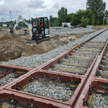Budowa nowej linii tramwajowej, 16.06.2023 r.