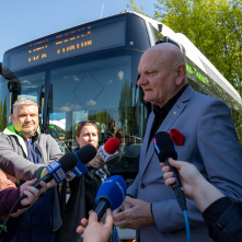 Nowe autobusy elektryczne w MZK Toruń, 12.05.2023 r.