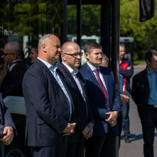 Nowe autobusy elektryczne w MZK Toruń, 12.05.2023 r.