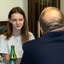 9 lipca 2024 r. z super uczennicą Natalią Radia i jej rodzicami spotkał się Prezydent Torunia Paweł Gulewski. 