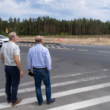 Objazd inwestycji drogowych, sierpień 2024