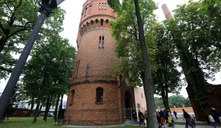 Na zdjęciu: wieża ciśnień na Chełmińskim Przedmieściu