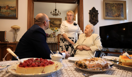 Spotkanie ze 100-latką, 14.08.2024 r.